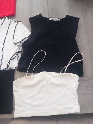 Lote 5 Tops Niña Talla S