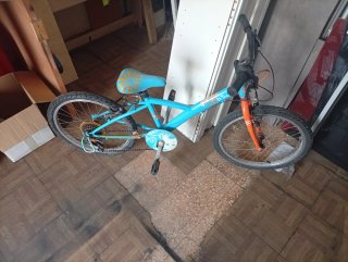 Bicicleta infantil azul
