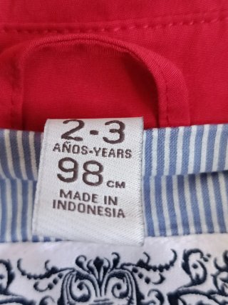 Chaqueta roja Zara Girl niña talla 98cm (2-3años)
