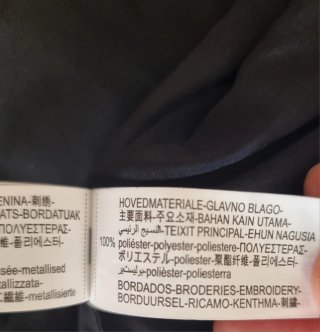 Gilet Zara nero con ricami oro taglia S