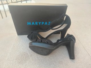 Zapatos tacón plataforma Marypaz negros