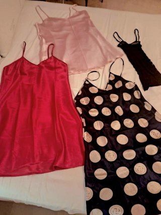 3 Camisones Seda