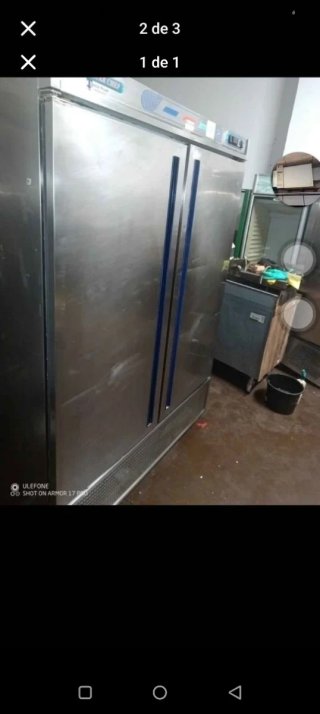 Bajo mostrador frío acero inoxidable