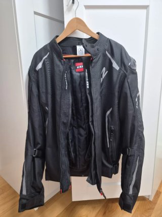 Chaqueta Moto LS2 Zoom Negra T-XL