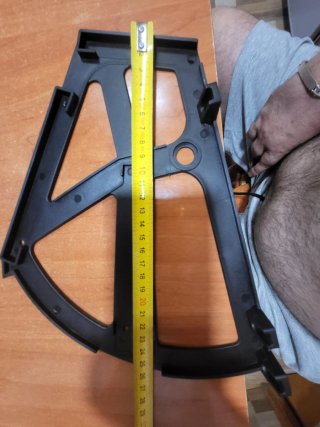 2 Soportes Armario Zapatero Plástico Negro