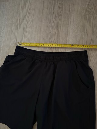 Pantaloncini da tennis Kuikma neri taglia L/XL