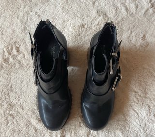 Botines Pull&Bear negros tacón talla 36