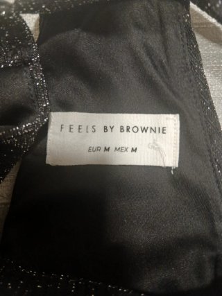 Vestido Negro Brillante Brownie