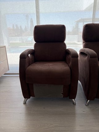 2 Sillones Reclinables Marrones