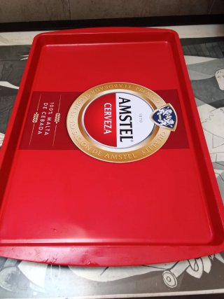 Bandeja Metálica Amstel Cerveza