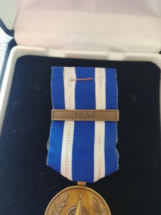 Medalla ISAF OTAN Metal Afganistán