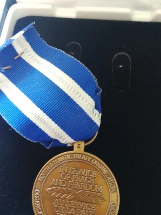Medalla ISAF OTAN Metal Afganistán