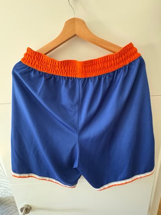 Pantalón Corto NBA Nike Knicks Azul Naranja