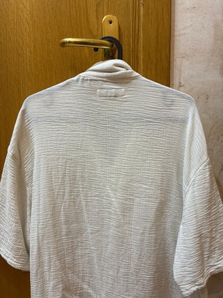 Camisa Bershka Lino Blanca NUEVA