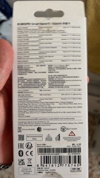 Xiaomi Smart Band 9 Plata/Blanco