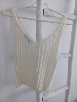 Jersey tirantes blanco