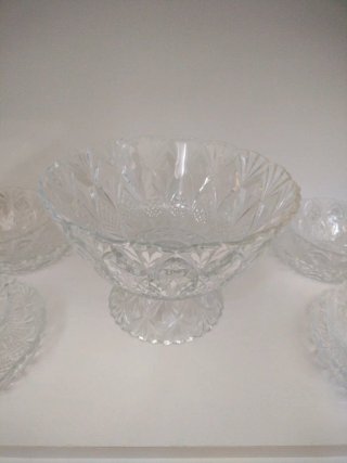 Set de cristal tallado