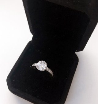 Anello Diamante 2 Carati Oro Bianco