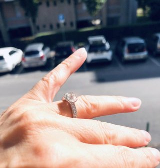 Anello Diamante 2 Carati Oro Bianco
