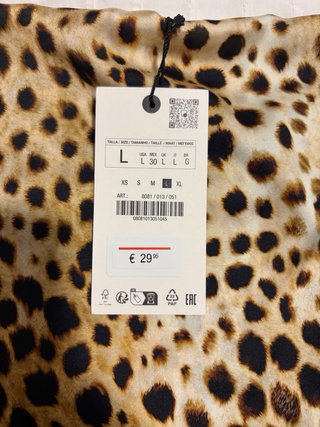 Conjunto animal print top y pantalón