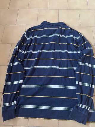 Polo Tommy Hilfiger a righe m/lunga - Taglia XL
