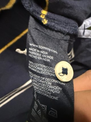 Polo Tommy Hilfiger a righe m/lunga - Taglia XL