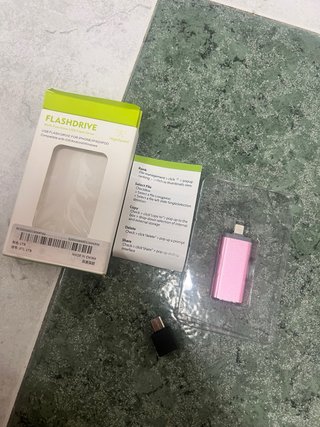 Pendrive USB 1TB Rosa Compatible iPhone