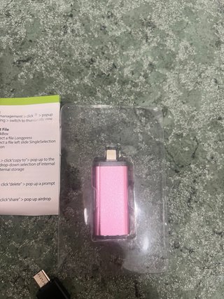 Pendrive USB 1TB Rosa Compatible iPhone