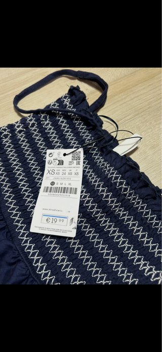 Top Azul Talla XS