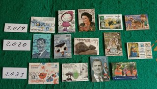 Sellos usados de España. VER FOTOS