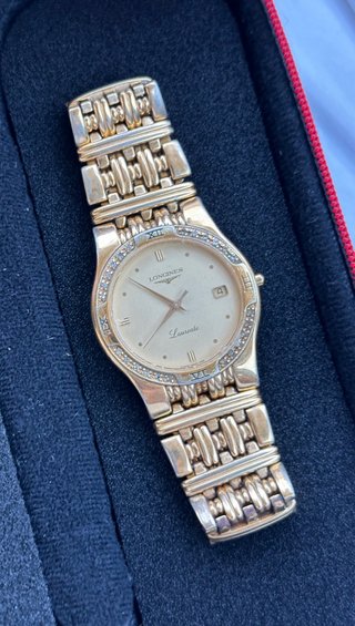 Longines Laureate Vintage Oro Diamantes Cuarzo