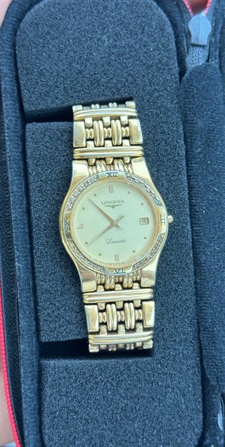 Longines Laureate Vintage Oro Diamantes Cuarzo