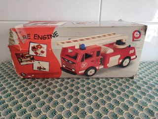 Camión Bomberos Pintoy 2003 Juguete Madera