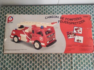 Camión Bomberos Pintoy 2003 Juguete Madera
