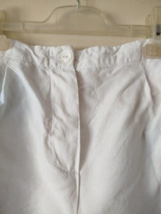 Bermudas de lino blancas