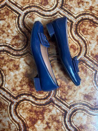 Zapatos planos ANNA CORI azules
