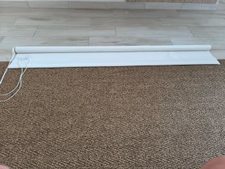 Estor enrollable blanco Ikea