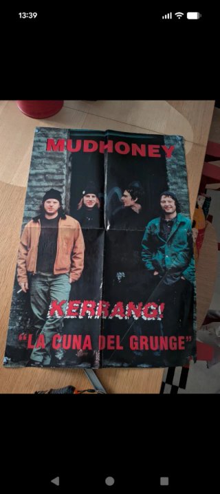 Poster vintage Kurt Cobain Nirvana