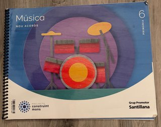 Libro MUSICA 6 PRIMARIA Santillana y Pentagrama