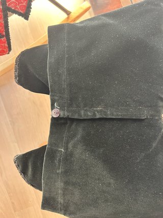 Pantalón Baturro Niño Terciopelo Negro