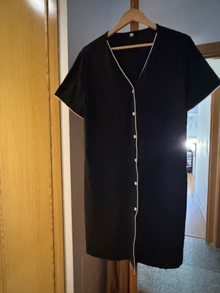 Pigiama premaman 100% cotone nero