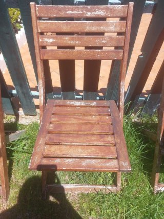 6 Sedie da Giardino in Legno