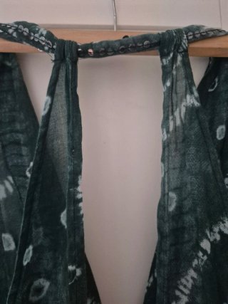 Top Boho Chic Verde con Lentejuelas