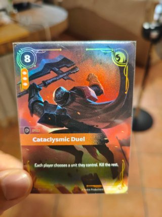 Carta Cataclysmic Duel Riftbound
