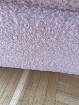 Sillón infantil borreguito rosa convertible NUEVO
