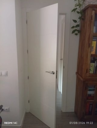Puerta interior blanca 72cm