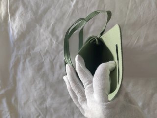 Cartera vintage verde