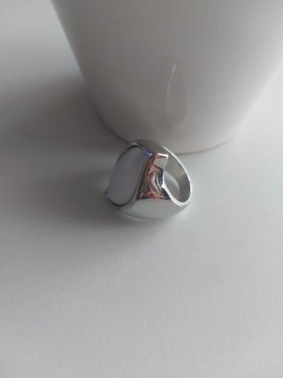 Lote 6 Anillos Acero Inoxidable Pedrería