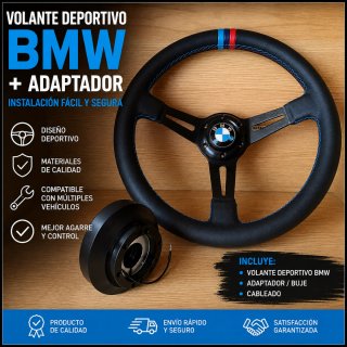 Volante Deportivo BMW + Adaptador