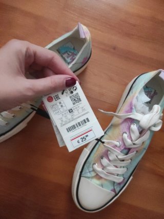 Zapatillas plataforma MTV tie-dye